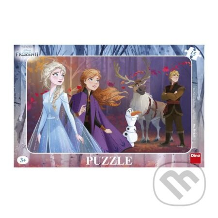 Puzzle Frozen II s Kristoffem 15 dílků deskové DINO