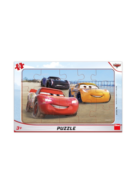 CARS ZÁVODÍ 15 deskové Puzzle