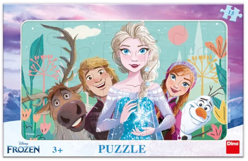 DINO Puzzle Ledové království: Rodina 15 dílků
