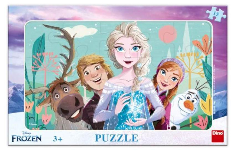 DINO Puzzle Ledové království: Rodina 15 dílků