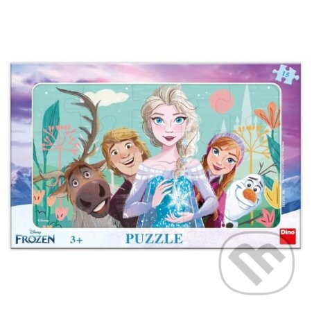 DINO Puzzle Ledové království: Rodina 15 dílků