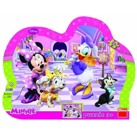 Puzzle Minnie a mazlíčci 25 dílků deskové