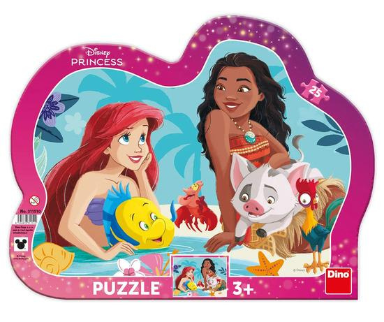 Dino puzzle Ariel a Vaiana 25 dílků