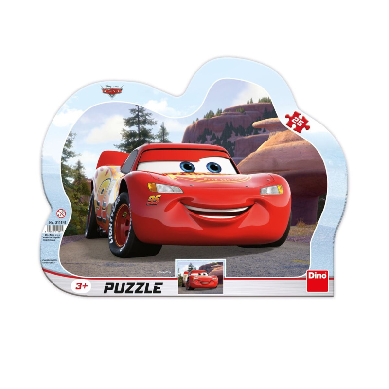 Puzzle Blesk na výletě 25 dílků