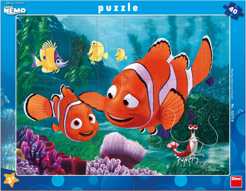 Dino Nemo v bezpečí rámové 40 dílků