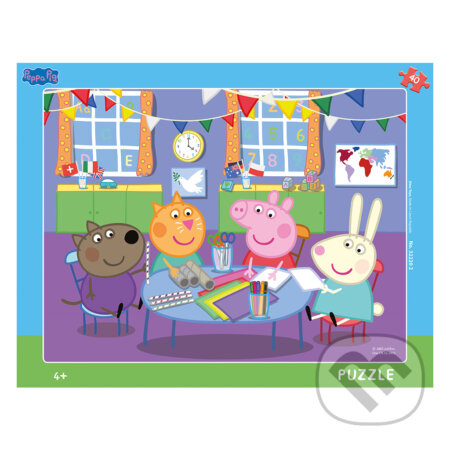 Dino Prasátko Peppa 40 dílků