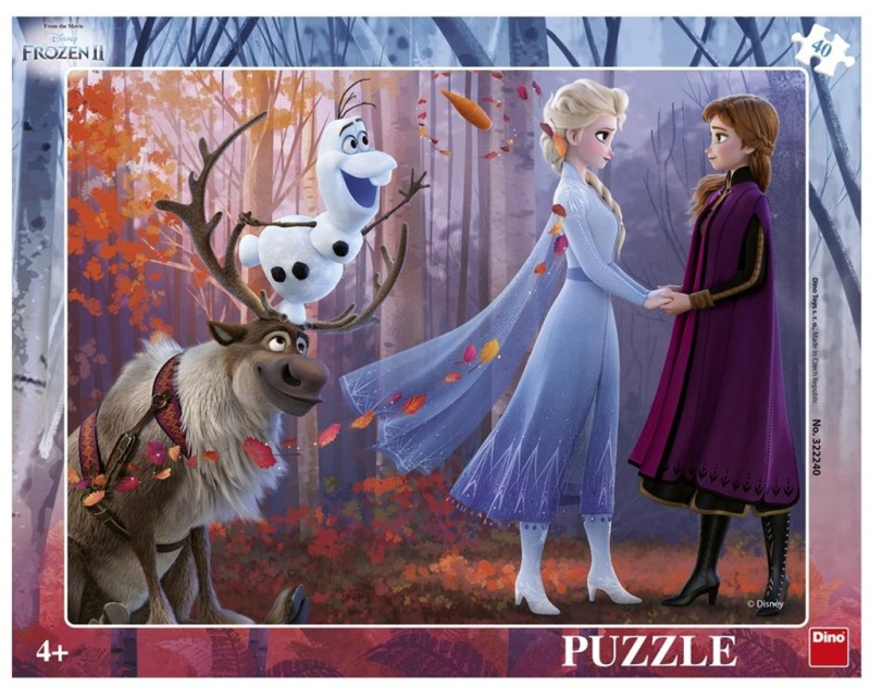 Dino Puzzle Ledové království II radost