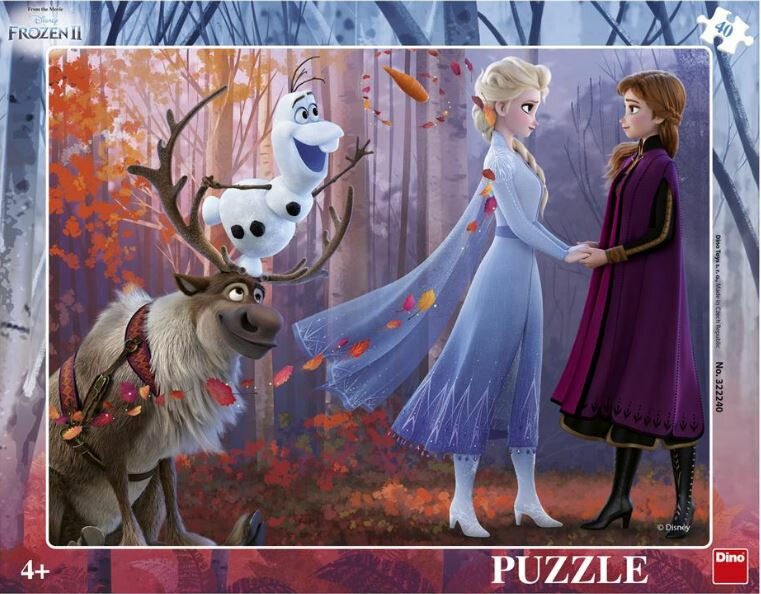 Dino Puzzle Ledové království II radost