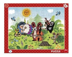 Puzzle deskové Krtek a kapela 29x37cm 40 dílků ve fólii