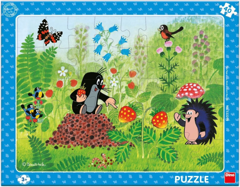 KRTEK A JAHODY 40 deskové Puzzle