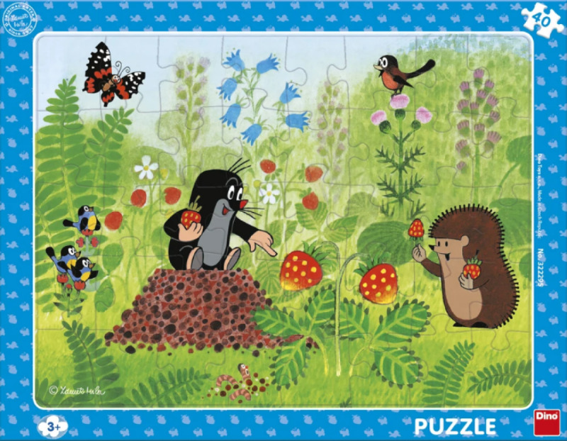 KRTEK A JAHODY 40 deskové Puzzle