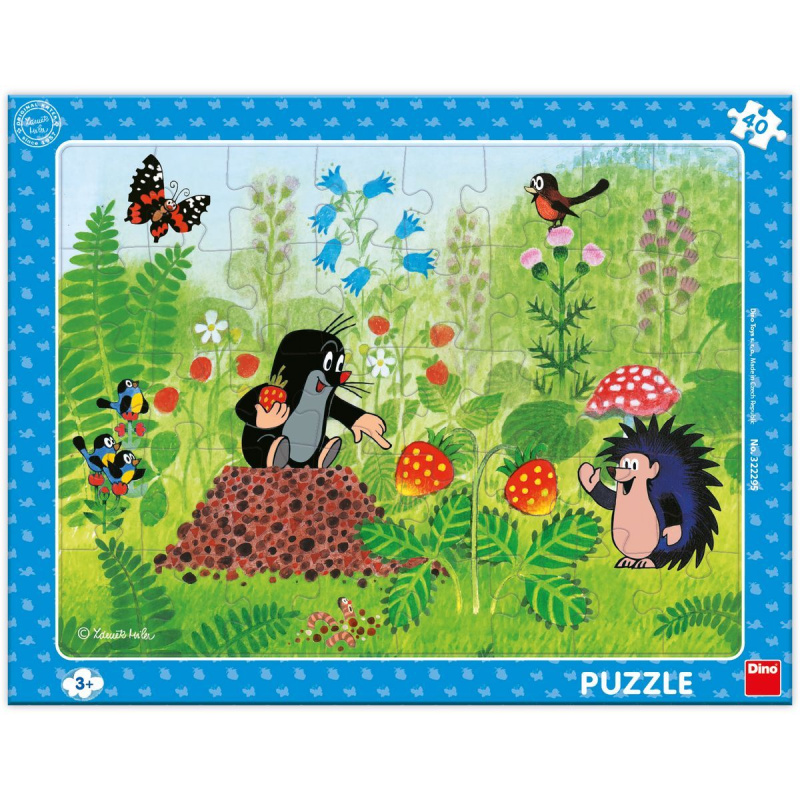 KRTEK A JAHODY 40 deskové Puzzle