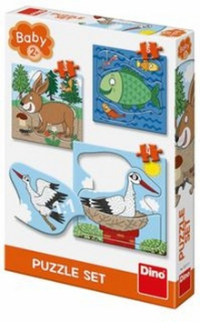 Zvířátka: Kde žijí 3-5 baby puzzle