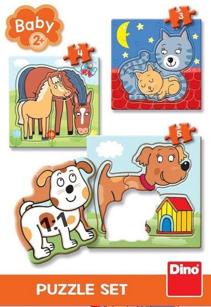 ZVÍŘÁTKA 3-5 baby Puzzle set