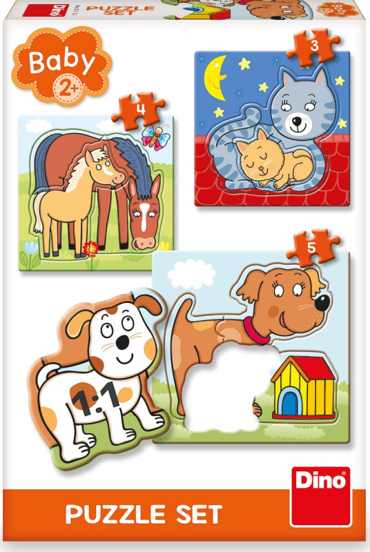 ZVÍŘÁTKA 3-5 baby Puzzle set