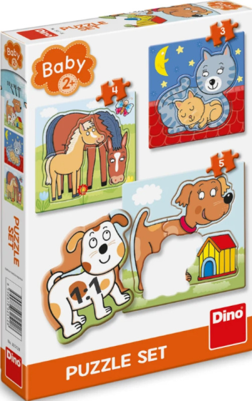 ZVÍŘÁTKA 3-5 baby Puzzle set