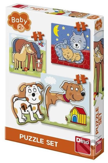 ZVÍŘÁTKA 3-5 baby Puzzle set