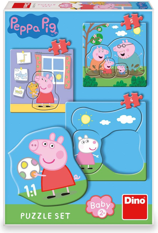 Dino PEPPA PIG RODINA 3-5 baby set