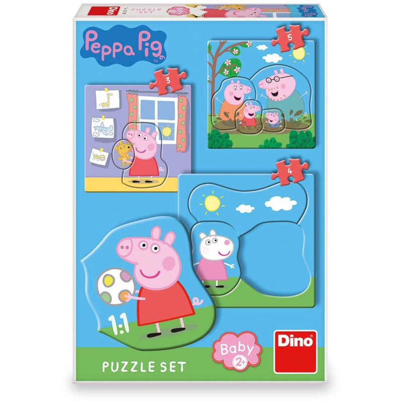 Dino PEPPA PIG RODINA 3-5 baby set