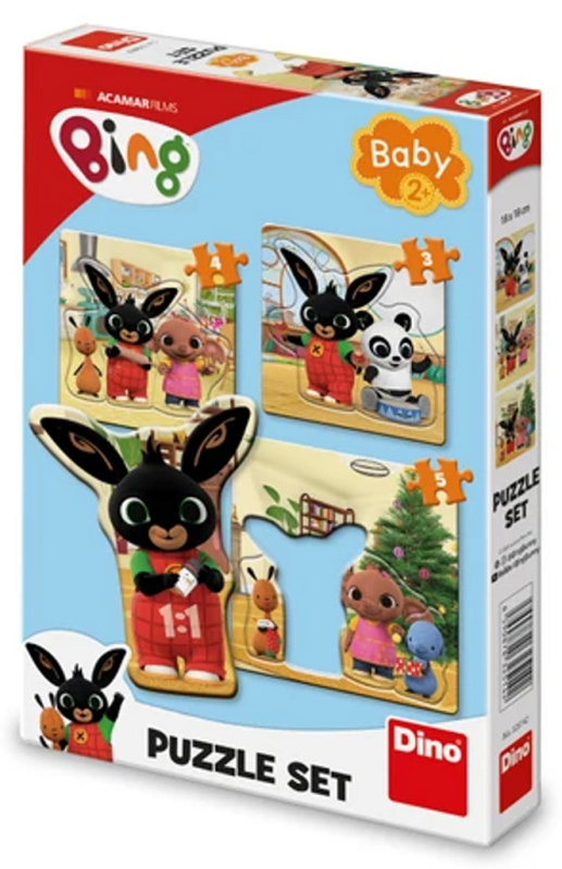 BING A KAMARÁDI 3-5 baby Puzzle set