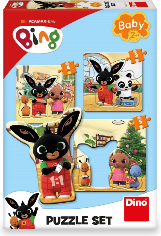 BING A KAMARÁDI 3-5 baby Puzzle set