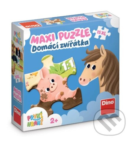 Puzzle Domácí zvířátka XL 15 dílků DINO