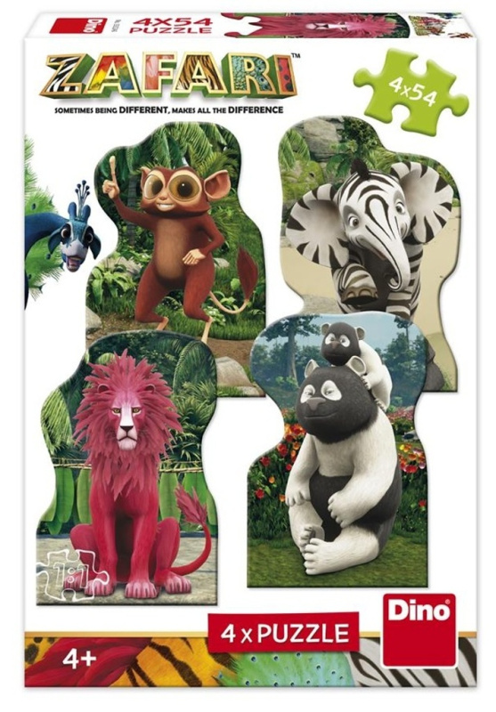 Zafari - Zoomba a kamarádi - puzzle z kategorie Zvířata