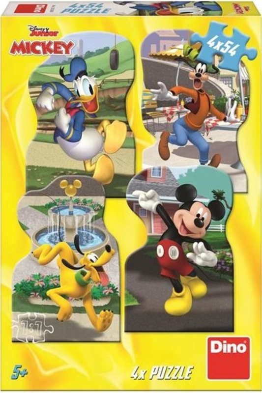Mickey ve městě - puzzle z kategorie 15 - 60 dílků