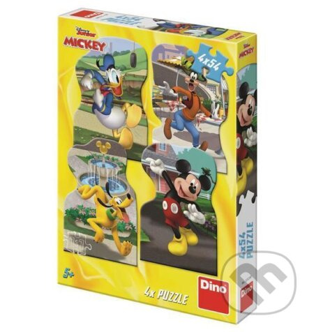 Mickey ve městě - puzzle z kategorie 15 - 60 dílků