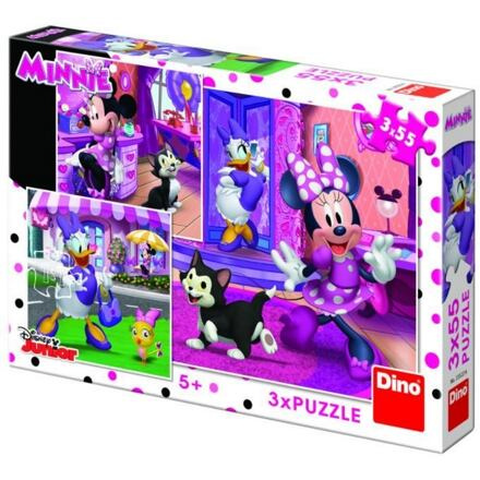 Dino DEN S MINNIE 3 x 55 dílků