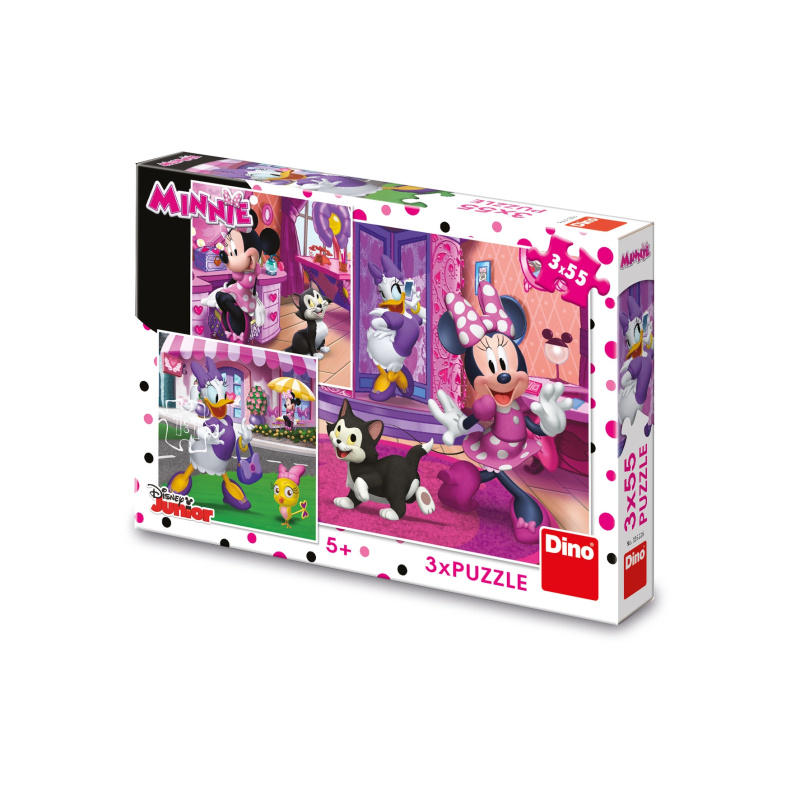 Dino DEN S MINNIE 3 x 55 dílků