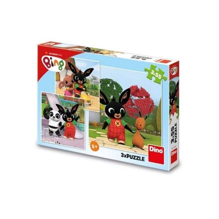 Dino Bing si hraje 3x55 dílků