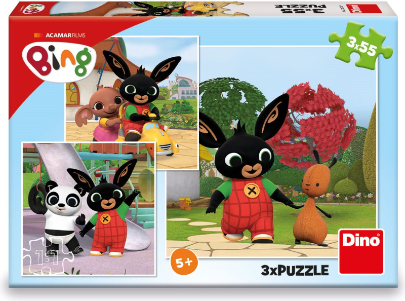 Dino Bing si hraje 3x55 dílků