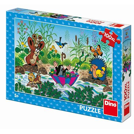 Puzzle Krtečkova plavba - 100 dílků