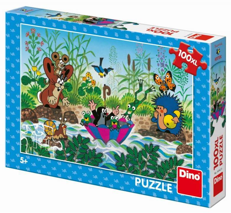 Puzzle Krtečkova plavba - 100 dílků