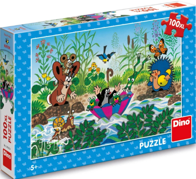 Puzzle Krtečkova plavba - 100 dílků