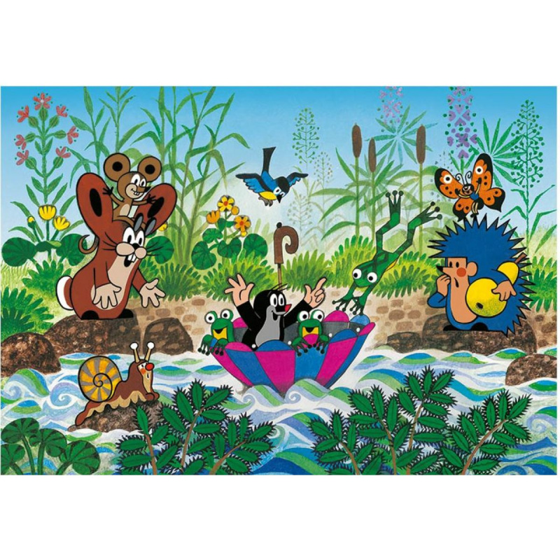 Puzzle Krtečkova plavba - 100 dílků