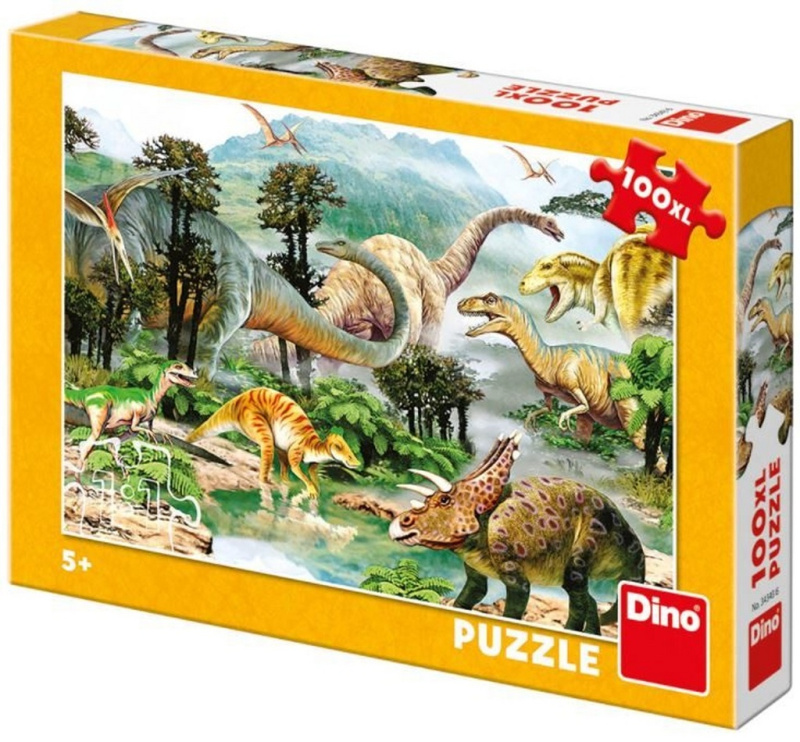 Dino Život dinosaurů 100 dílků