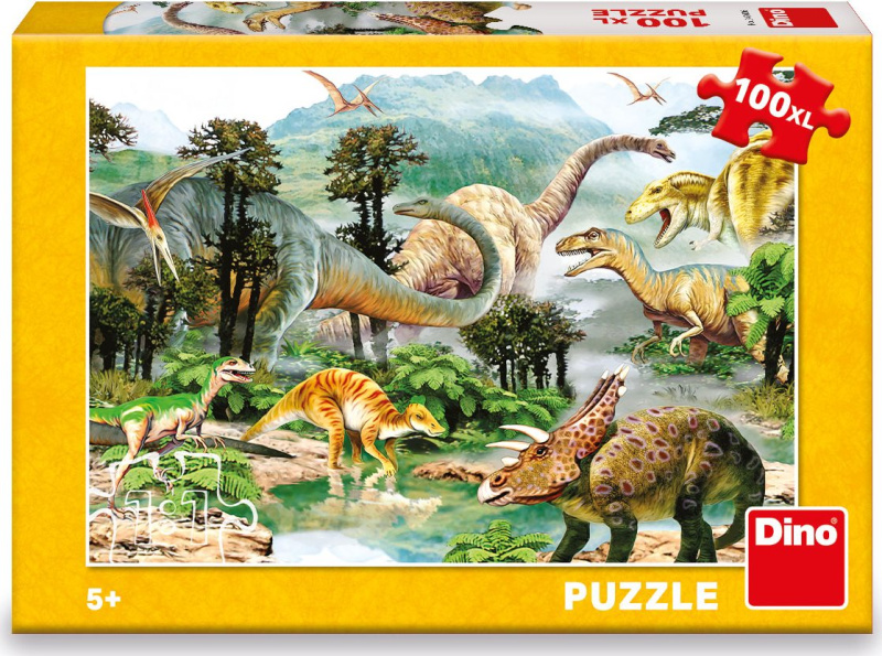 Dino Život dinosaurů 100 dílků