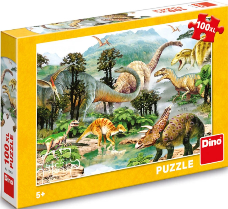 Dino Život dinosaurů 100 dílků