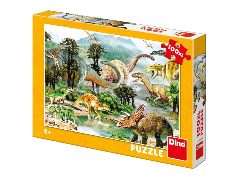 Dino Život dinosaurů 100 dílků