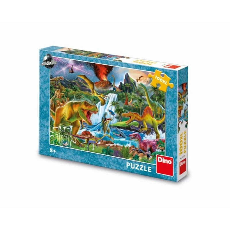 Dino BOJ DINOSAURŮ 100 XL Puzzle