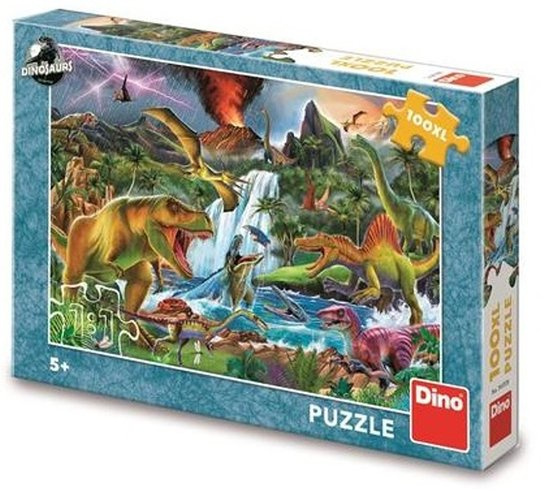 Dino BOJ DINOSAURŮ 100 XL Puzzle