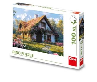 Puzzle Chata v údolí XL 100 ks - puzzle z kategorie Maxi dílky