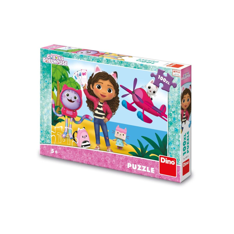 Puzzle Gábinin kouzelný domek: Cestovatelka 100 XL dílků