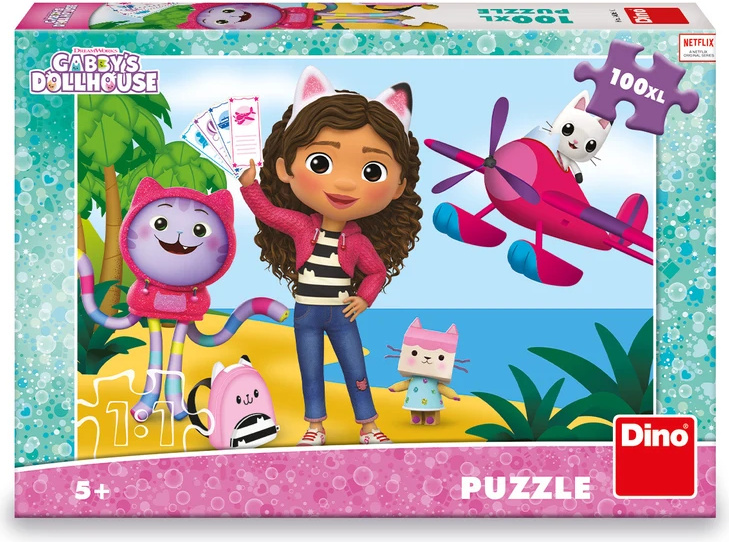 Puzzle Gábinin kouzelný domek: Cestovatelka 100 XL dílků