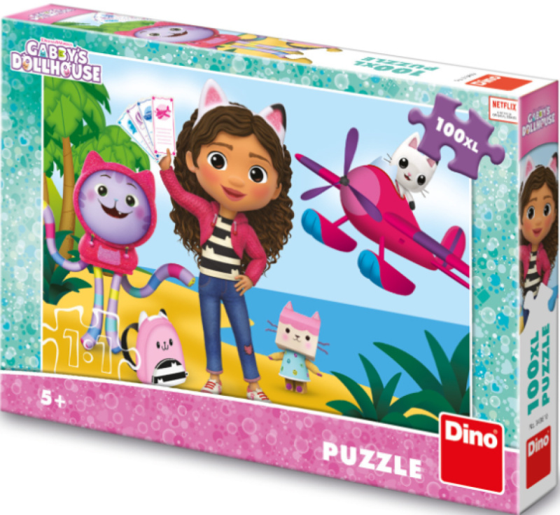 Puzzle Gábinin kouzelný domek: Cestovatelka 100 XL dílků