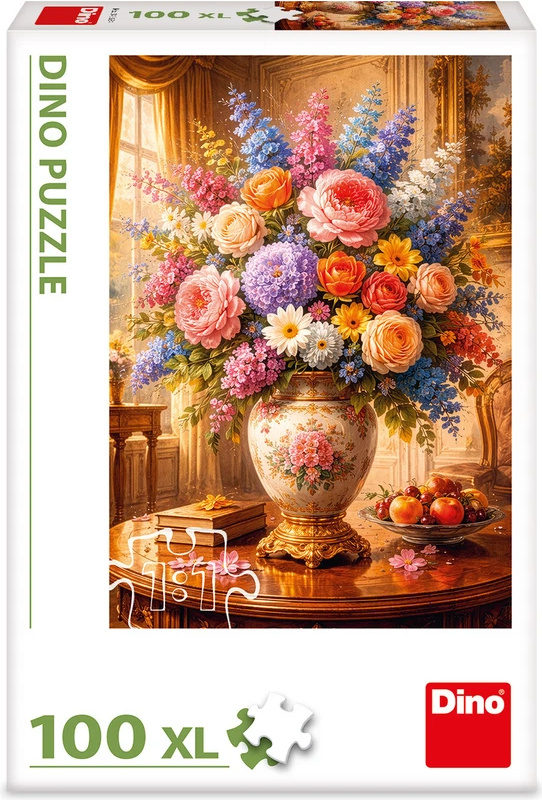 Dino Puzzle Květinové zátiší 100 XL dílků