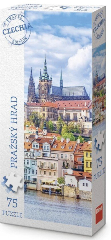 Vertikální puzzle Dino 75 dílků Travel Czechia: Pražský hrad