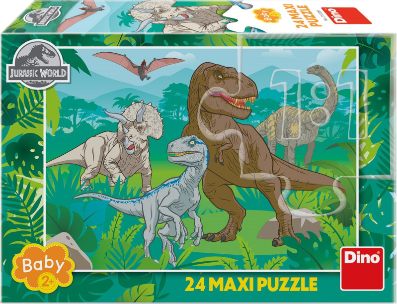 Dino Jurský park maxi 24 dílků